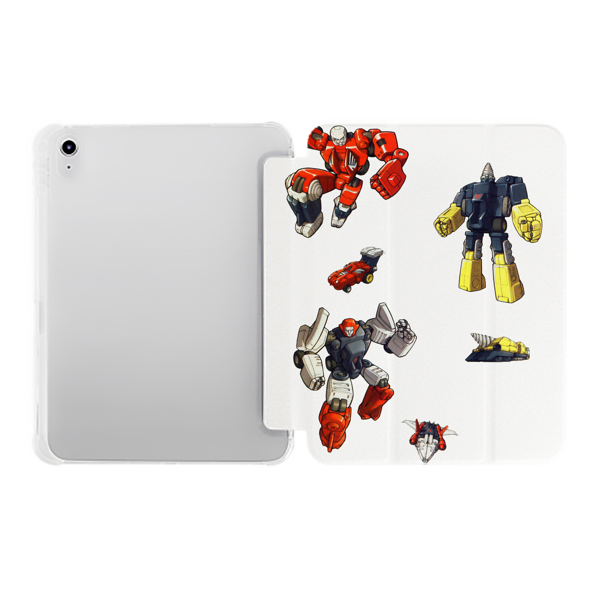 （画像用）  IPad ケース ペン収納付き 三つ折りスタンド PUレザー×シリコン 対応機種9.5/10.5/10.9インチ